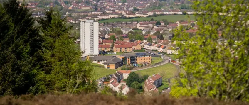 View of Paisley from Gleniffer Braes