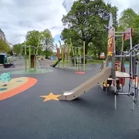 Play park at Brodie Park, Paisley
